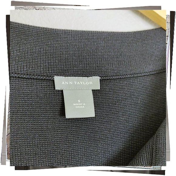 Vintage 2005 Tight Knit Navy Blue Silk Blend Cardigan (S) by Ann Taylor - Picture 5 of 6